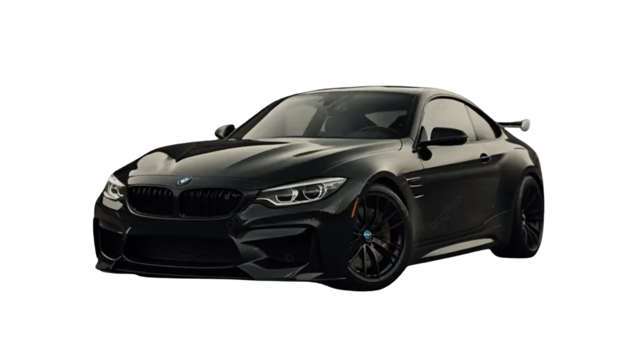 Black BMW coupe